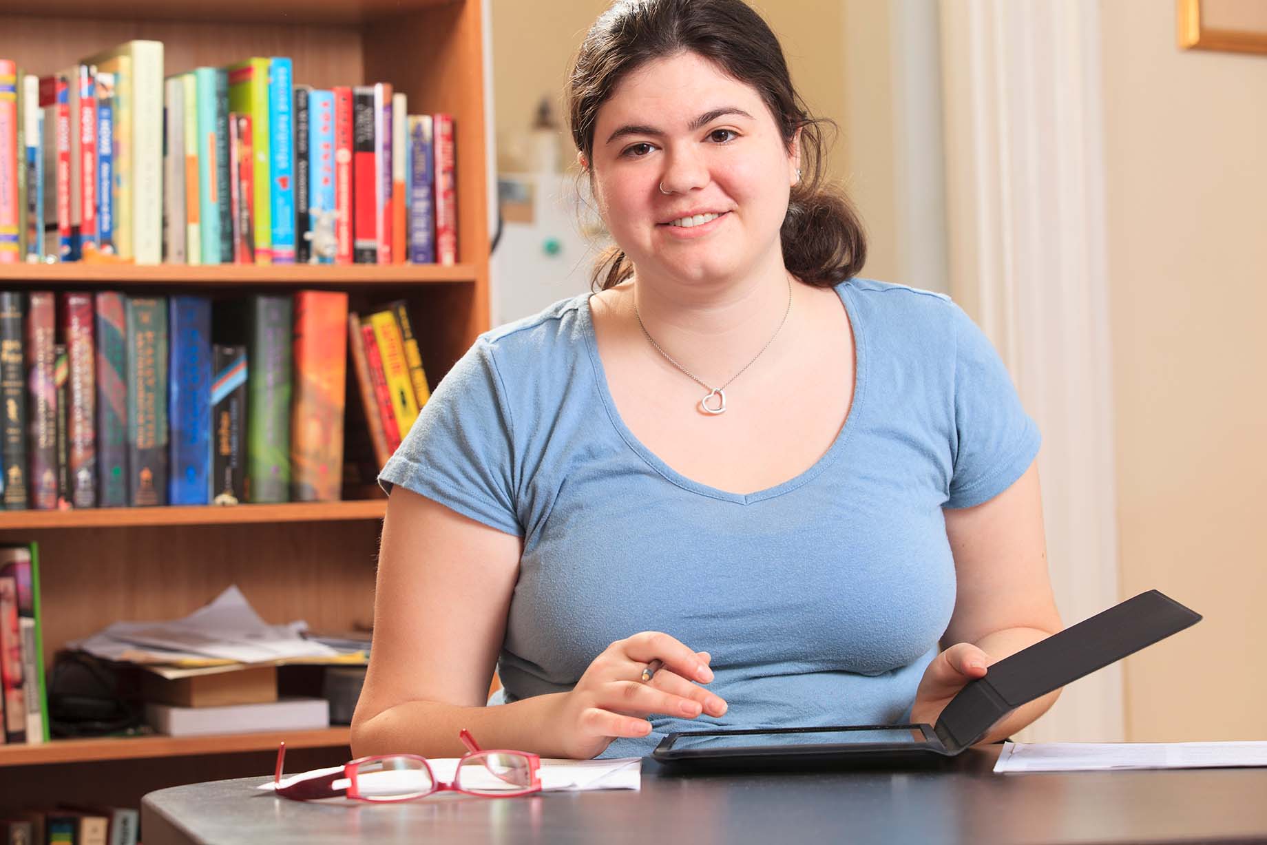 Meisje Boeken Administratie