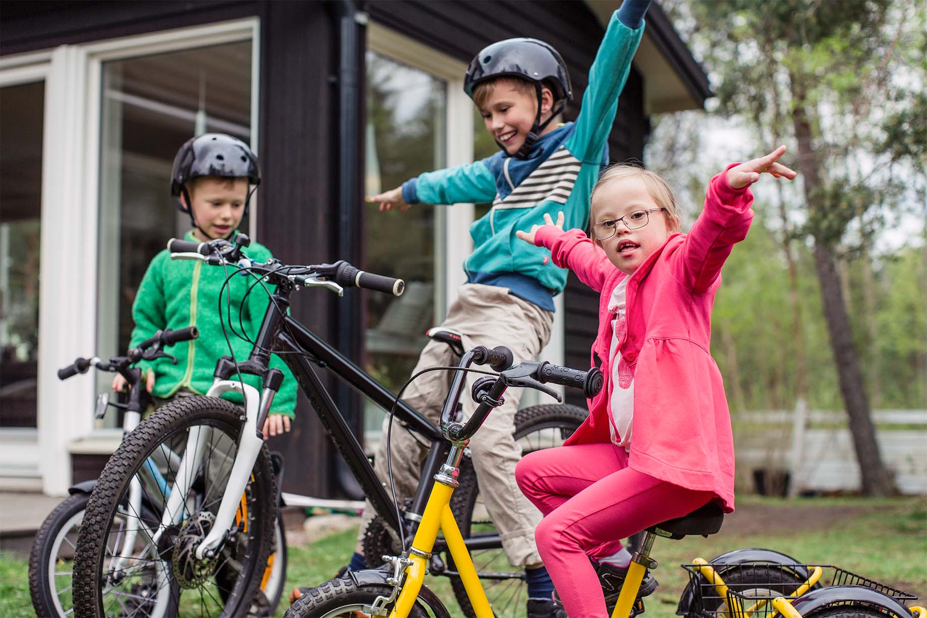 Jongens Meisje Fietsen