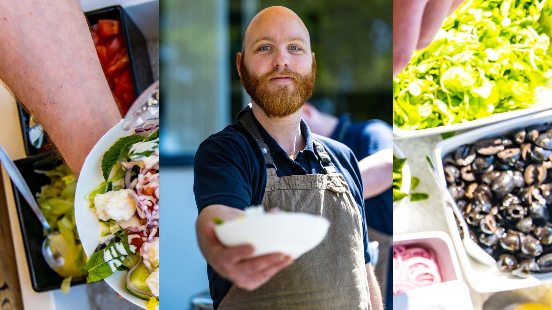 Cliënten Lunet actief op Food Market op het DAF terrein in Eindhoven