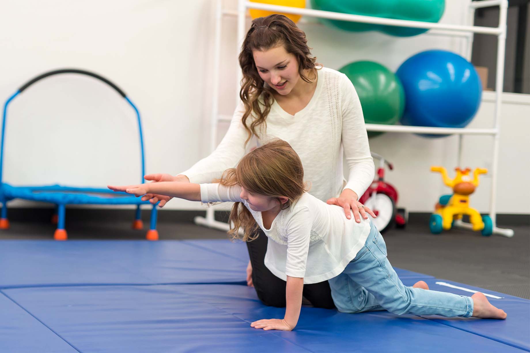 Vrouw Meisje Fysiotherapie